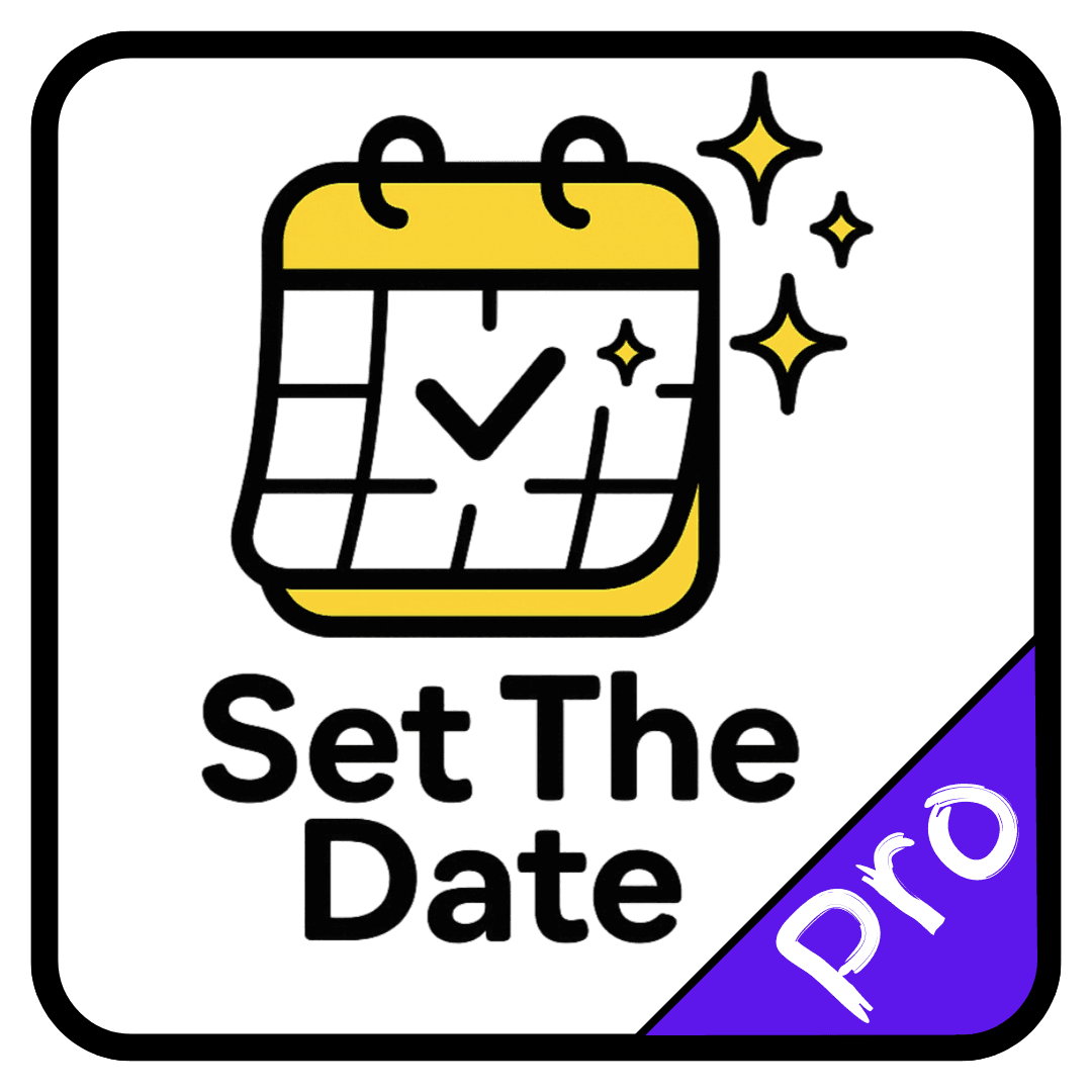 Set The Date Pro logo